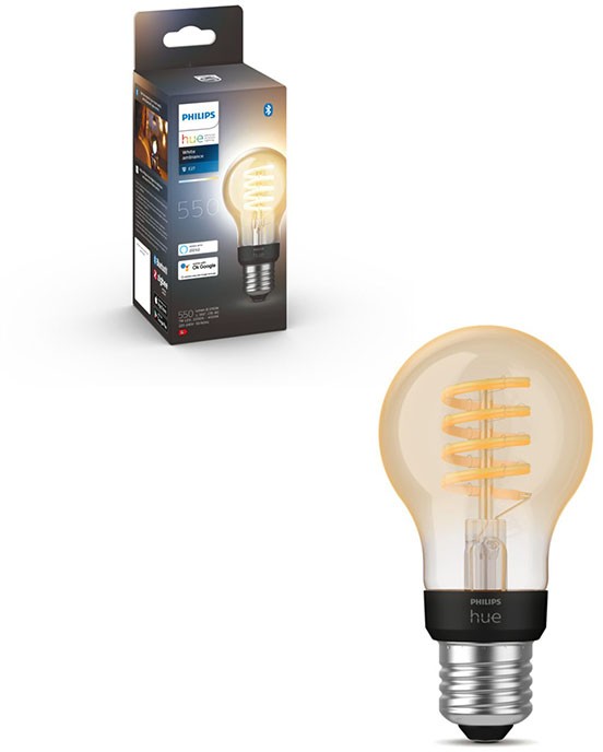 Bec LED Filam A60 7-60W E27 827-945, Wiz